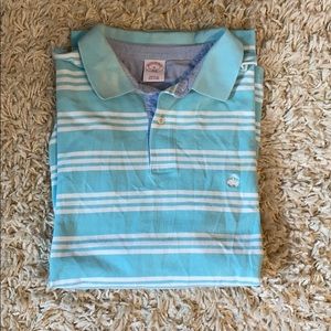 Brooks brothers XL polo turquoise with stripes